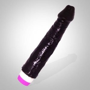8.7" Vibrating Dildo G Spot Vibrator Sex Toy for Woman (Black)