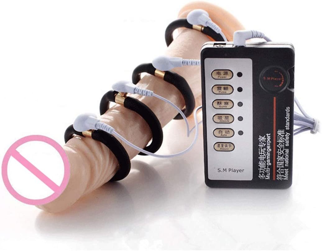 Penis Extender Electric Shock Penis Ring Medical Therapy Massager