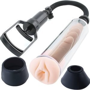 Manual Penis Enlarge Pump With Vagina Cap Sleeve